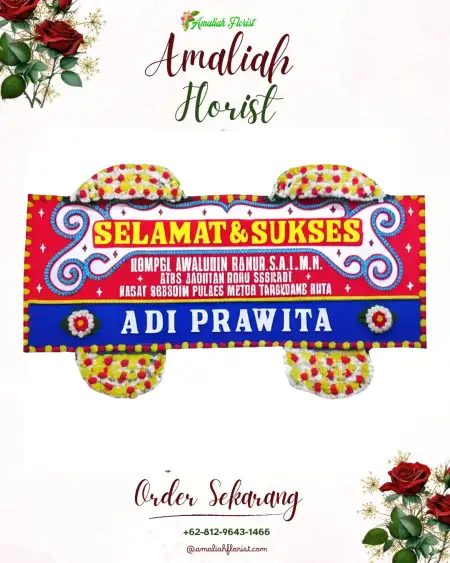 Papan Bunga Ucapan Selamat Belawan Ii